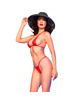 chilirose - cr 4840 micro bikini red s/m