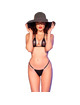 chilirose - cr 4840 micro bikini black s/m