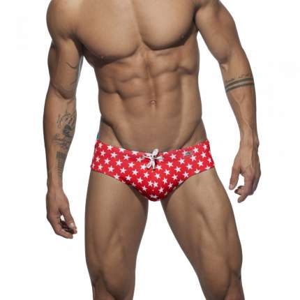 Sunga Addicted Stars Brief Vermelho,500107