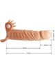 Pretty love - connor penis sleeve + clitoris stimulator flesh