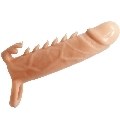 pretty love - emmit penis sleeve + clitoris stimulator flesh