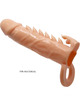 pretty love - emmit penis sleeve + clitoris stimulator flesh