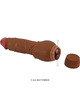 Baile - barbara vibrador realÍstico 19.5 cm mulato