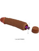 baile - jeff vibrador realÍstico 19.5 cm mulato