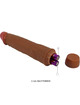 Baile - dwarf realistic vibrator 21 cm mulatto