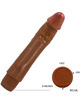 Vibrador Realístico Baile Dybbuk Castanho 24 cm