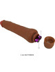 Vibrador Realístico Baile Dryad Castanho 25 cm