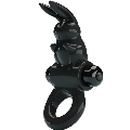 Cockring Pretty Love Rabbit Love com Vibração Preto