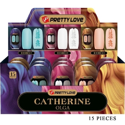 pretty love - olga pack 15 mastrubadores masculinos varios