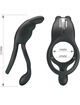 Pretty love - seth doble anillo vibrador rabbit 7 vibraciones negro