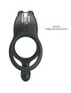 Pretty love - seth doble anillo vibrador rabbit 7 vibraciones negro