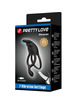Pretty love - seth doble anillo vibrador rabbit 7 vibraciones negro