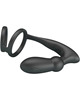 pretty love - emoni penis ring + anal plug 12 vibrations black