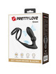 pretty love - emoni anillo pene + plug anal 12 vibraciones negro