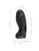 pretty love - alan vibrador de dedo silicona negro