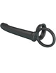 Cockring Pretty Love Dillion 2 com Dildo para Dupla Penetração Preto