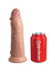 king cock - elite deluxe adjustable harness kit ring with testicles dildo 20.3 cm