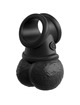 king cock - elite deluxe adjustable harness kit ring with testicles dildo 20.3 cm