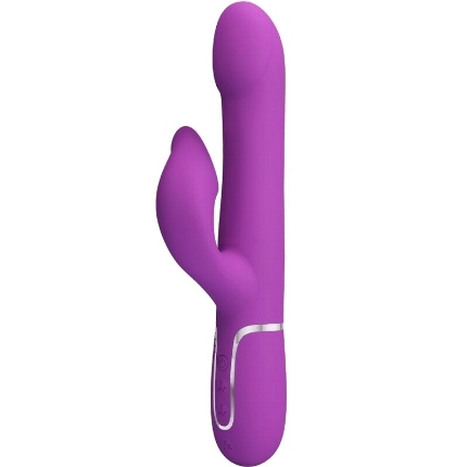 pretty love - 4 in 1 multifunction vibrator stimulator purple