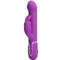 pretty love - coale 4 in 1 multifunction rabbit vibrator purple