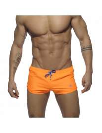Shorts de Baño de Adictos Basic con un Mini Short de color Naranja,500119