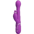pretty love - dejon 3 in 1 multifunction rabbit vibrator purple