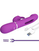 Pretty love - kampas 3 in 1 multifunction rabbit vibrator purple