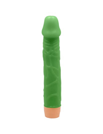 baile - bill vibrador realÍstico 22.5 cm verde