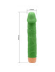 baile - bill vibrador realÍstico 22.5 cm verde