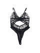 Body Subblime Kendra Renda Preta Plus Size