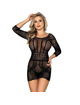subblime - 951931 short fishnet dress with bare back one size