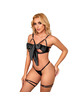 subblime - 955199 set sujetador con lazo negro ajustable s/m