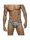 Sunga Addicted Closed Zebra Brief Preto,500125