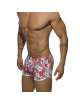 Shorts de Baño de Adictos Hawaiian pantalones cortos de color Rojo,500126
