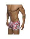 Shorts de Baño de Adictos Hawaiian pantalones cortos de color Rojo,500126