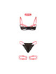 Conjunto Subblime Kimberly Rosa Neon Plus Size