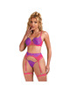 Conjunto Subblime Kylie Rosa e Roxo