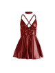 subblime - 955403 dress with burgundy leather straps l/xl
