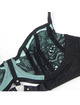 subblime - 955564 conjunto sujetador con cremallera de malla de charol verde l/xl