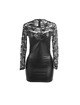subblime - 955601 long sleeved dress with black lace l/xl