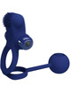 Cockring Pretty Love Remington Duplo com Plug e Vibnração Azul