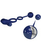 Cockring Pretty Love Remington Duplo com Plug e Vibnração Azul