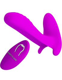 pretty love - massager vibrator 12 vibrations remote control purple
