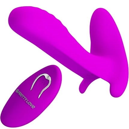 pretty love - massager vibrator 12 vibrations remote control purple