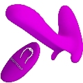 pretty love - massager vibrator 12 vibrations remote control purple