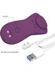 Estimulador de Clitóris Pretty Love Mane com Comando Roxo