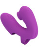 pretty love - athena finger vibrator with clitoris stimulator purple