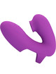 pretty love - athena vibrador de dedo con estimulador clÍtoris morado