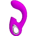 Vibrador Pretty Love Sibel com Estimulador de Clitóris Roxo