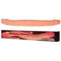 Dildo Duplo Double Dong Bege 39 cm